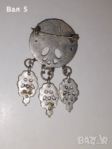 Стар накит възрожденски тип - трепка , бодка , брошка, снимка 4 - Антикварни и старинни предмети - 53813828