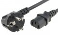 Захранващ кабел HP ОЕМ Оригианлен 1.8 м, Черен, Медни проводници, Качествена изработка, снимка 1 - Друга електроника - 39912845