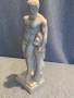 статуетка от алабастър Древногръцкият герой Херкулес и Нейският лъв, снимка 3