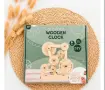 3D дървен пъзел с часовник – Направи си сам, снимка 1