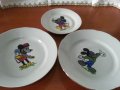 Стар български порцелан детски комплект за хранене , снимка 9