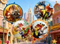 Зоотопия Зоотрополис Zootropolis Zootopia Обикновен латекс латексов фолио фолиев балон хелий, снимка 5