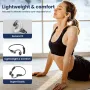 Слушалки Bohconn с костна проводимост, Bluetooth 5.3, отворени слушалки с микрофон, IPX6, снимка 6