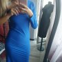 Нова дълга рокля в синьо за повод - 32.00лв.