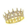 Нова Златна корона със стрази и големи камъни VERSAGO, снимка 1