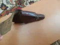 Стар кожен кобур за пистолет,с колан и портупей, снимка 2