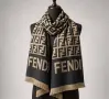 Fendi шал ✨ кашмир и коприна, снимка 6