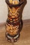 стара дървена ваза дърворезба, снимка 3