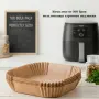 Незалепващи хартиени подложки за Air fryer, снимка 4
