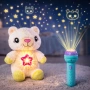 Плюшена играчка с нощна лампа 2в1 + детски фенер-проектор със светлинни картинки – комплект за уют и, снимка 7