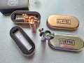 Бензинова запалка Clipper, Метална, Цвят хамелеон и златист, снимка 5
