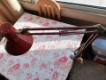 Стара Ретро Настолна Чертожна Преносима Лампа , снимка 4