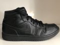 Nike Air Jordan 1 Mid Retro Triple Black , снимка 6
