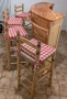 Дървен бар плот със столове , снимка 3
