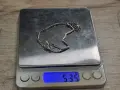 Дамска сребърна гривна, снимка 9