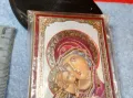 ПРЕСВЕТА БОГОРОДИЦА с МЛАДЕНЕЦА ИЗТОЧНОПРАВОСЛАВНА ИКОНКА 47635, снимка 6