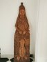 Дървена Африканска фигура, снимка 1 - Антикварни и старинни предмети - 44447619