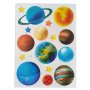 3996 3D стикери Слънчева система Планети и звезди
