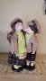 Влюбена двойка порцеланови кукли , снимка 1 - Кукли - 41376422