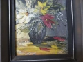 Картина Натюрморт "Ваза с цветя" Николай Атанасов 1990 г, снимка 3