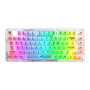 Клавиатура Геймърска Безжична и USB Redragon Elf PRO K649CT-RGB-PRO RGB LED Подсветка Transparent Sw, снимка 3