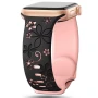 FLORAL Силиконова каишка за Apple Watch Series 11/10/9/8/7/6/5/4/3/2/1/SE/SE2/SE3, снимка 6