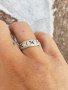 Сребърен пръстен, снимка 1 - Пръстени - 34107361