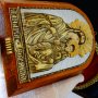 Старинна икона Св.Богородица Сумела,седеф,позлата. , снимка 4