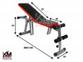 Мултифункционална лежанка - пейка К-12-01 /kFit Flex/ К-5200, снимка 3