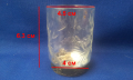 Руски ракиени кристални чашки с метално дъно, ръчна гравюра, снимка 2