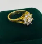 Дамски пръстен жълто злато и брилянти, снимка 7