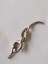 Сребърна карабинка закопчалка 35517, снимка 3