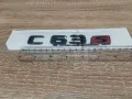 Надпис Mercedes Benz C63S черно с червено, снимка 2