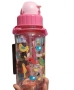 Цветна детска бутилка за вода с вградена сламка, снимка 4