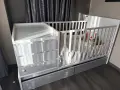 Премиум трансформираща се кошара Italbaby OSLO + пълен комплект (матрак и обиколници), снимка 1