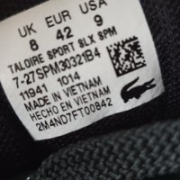 Lacoste Sport Leather UK 8 US 9 Mens Size 42/26.5см ОРИГИНАЛ! Мъжки спортни обувки!, снимка 12 - Спортни обувки - 41845686