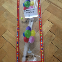 поставка стойка за 7 балона 1бр по 4.90лв и балони 12бр-2.50