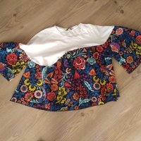 Zara - дамска блуза, снимка 1 - Тениски - 41637331