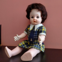 Стара оригинална кукла MMM-Puppe Germany 1960 38 см, снимка 4 - Колекции - 44928314