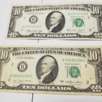 3 стари банкноти от по 10 долара, снимка 4 - Нумизматика и бонистика - 39273107