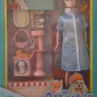 Кукла лекар на животни, медицинска сестра, снимка 1 - Кукли - 40484424