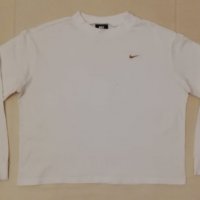 Nike NSW Cropped Top оригинална блуза M Найк памучна спортна фланелка, снимка 1 - Спортни екипи - 35673770