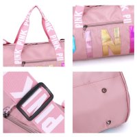 Спортен сак Pink, gym bag, travel bag, чанта за фитнес, снимка 5 - Сакове - 41413787