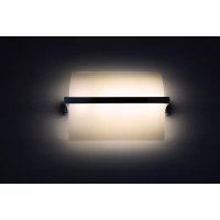 LED осветително тяло аплик за стена 20W, 2700K, хром, IP20, снимка 1 - Лампи за стена - 35834841