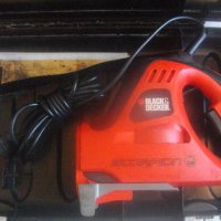 Black Decker Scorpion-400 Вата Саблен/Реципрочен/Тандемен Ел.Трион-Рязане до 100 мм-Като Нов-В Куфар, снимка 2 - Други инструменти - 42166532