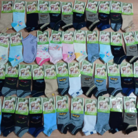 Разпродажба! Детски памучни чорапки размер 22-27 по 0,70 лв./чифт, снимка 1 - Чорапи - 44535389