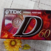 TDK D 60 нова аудио касета, снимка 1 - Аудио касети - 41638689