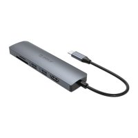USB Хъб USB Преобразувател Orico MC-U601P, USB Type C Хъб, 6-in-1 Multifunction Docking Station, снимка 4 - Кабели и адаптери - 35689583