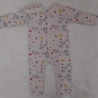 Памучен гащеризон пижама, снимка 1 - Бебешки пижами - 35704392