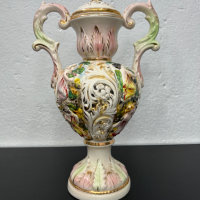 Порцеланова урна/ваза №5201 , снимка 2 - Антикварни и старинни предмети - 44745659